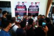 Tim pemrnangan Agusrin-Imron menggelar jumla pers dan memastikan menggugat keputusan KPU Provinsi Bengkulu. (foto: dyo)